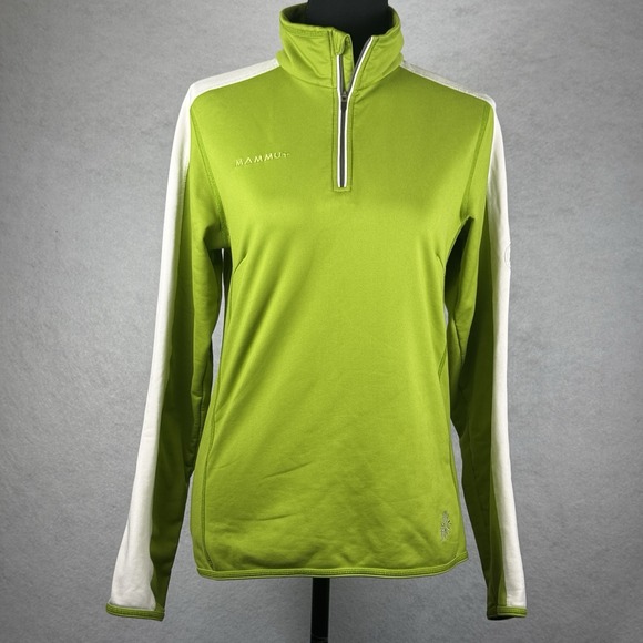 Mammut Jackets & Blazers - Mammut‎ Womens 1/4 Zip Pullover Cold Tech Performance Jacket Green Size Medium